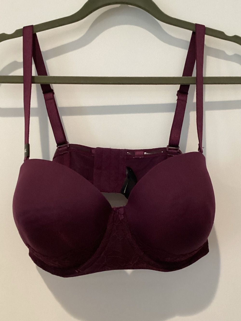 torrid Deep Plum Lace-Trim Underwire Bra